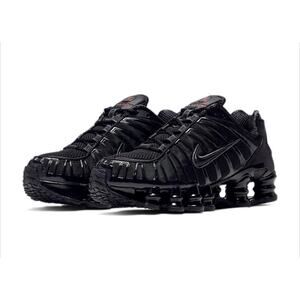 NEW Nike Shox TL Black Max Orange AR3566-002 Women's Size 8